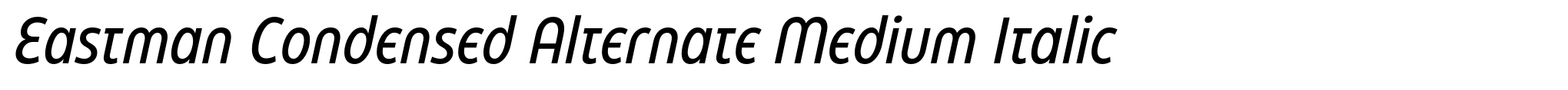 Eastman Condensed Alternate Medium Italic image